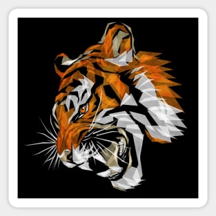 Tiger's Growl Sticker